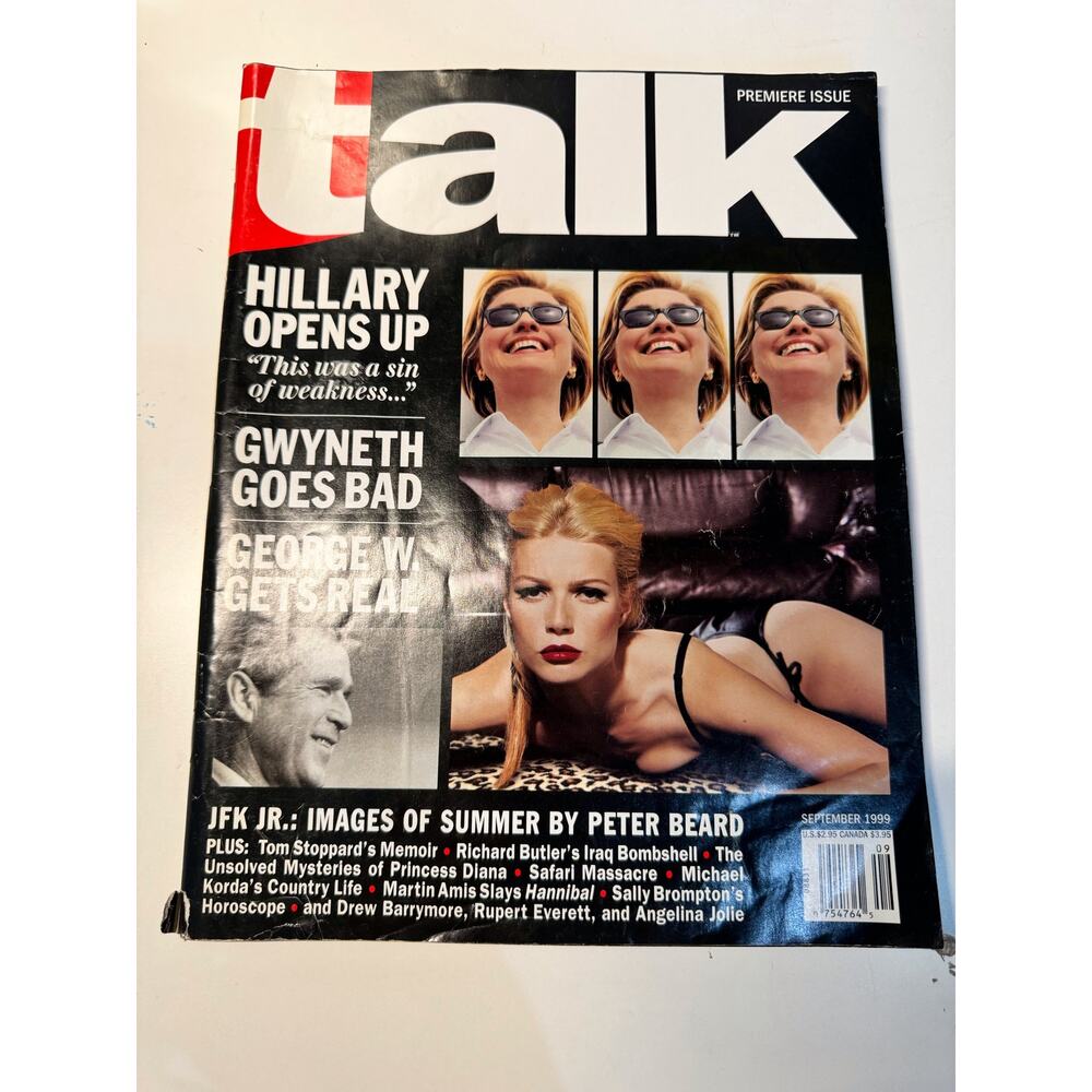 Vintage Premier Edition TALK Magazine-September 1999